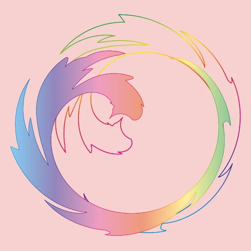 Creative color wheel as a dynamic design frame