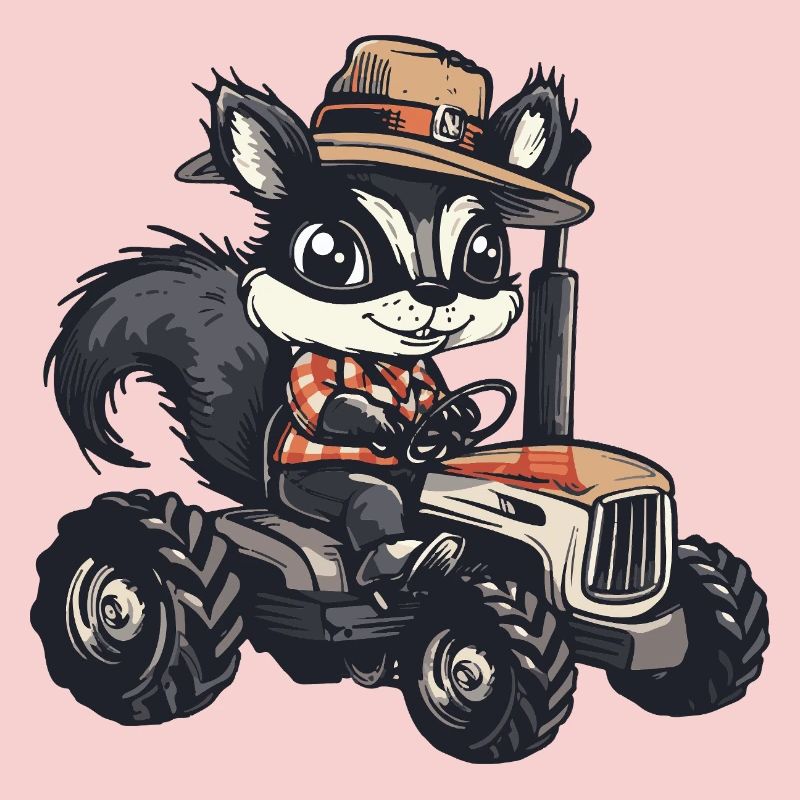 Éleveur de tracteurs moufettes