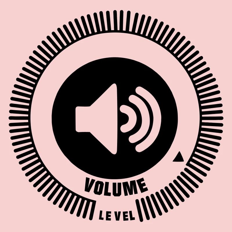 Volume level knob