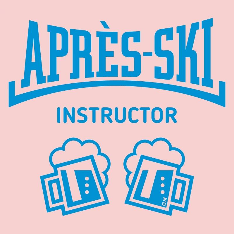 Après-Ski Instructor (Bier Apres Ski Konkav Blue)