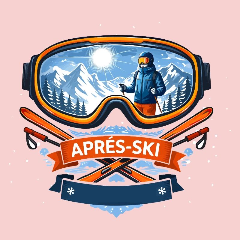 Après Ski Comic Design