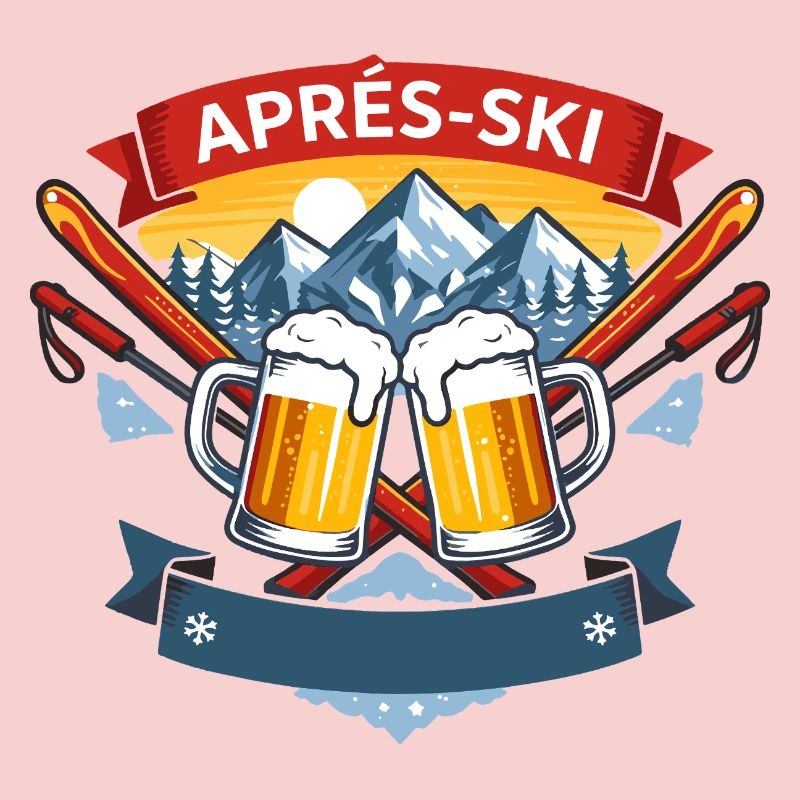 Après Ski Comic Design