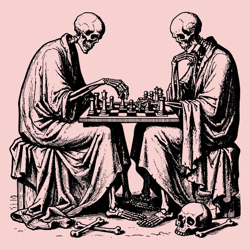 Skeletons play chess
