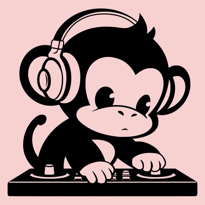 DJ singe avec des écouteurs