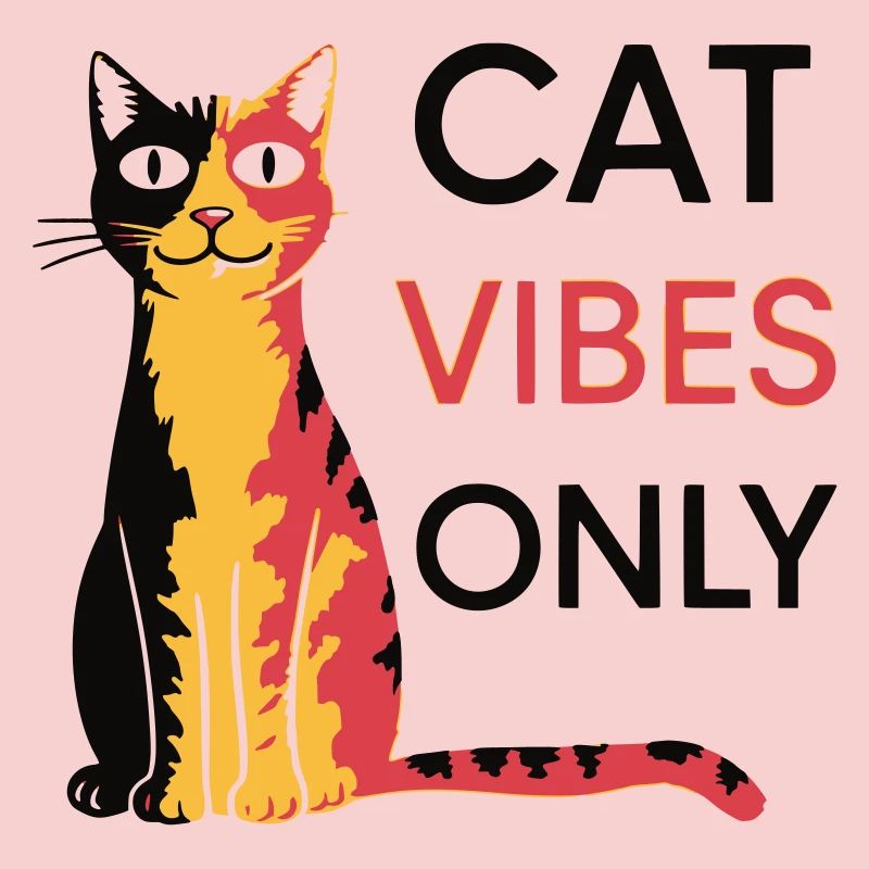Cats Vibes Only Design