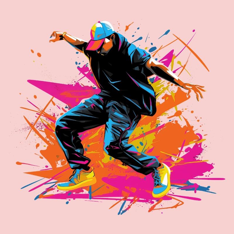 Synthwave rétro B Boy