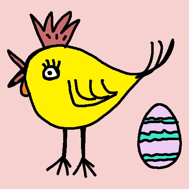 Chicken Chick Egg Easter Easter Egg Kids
