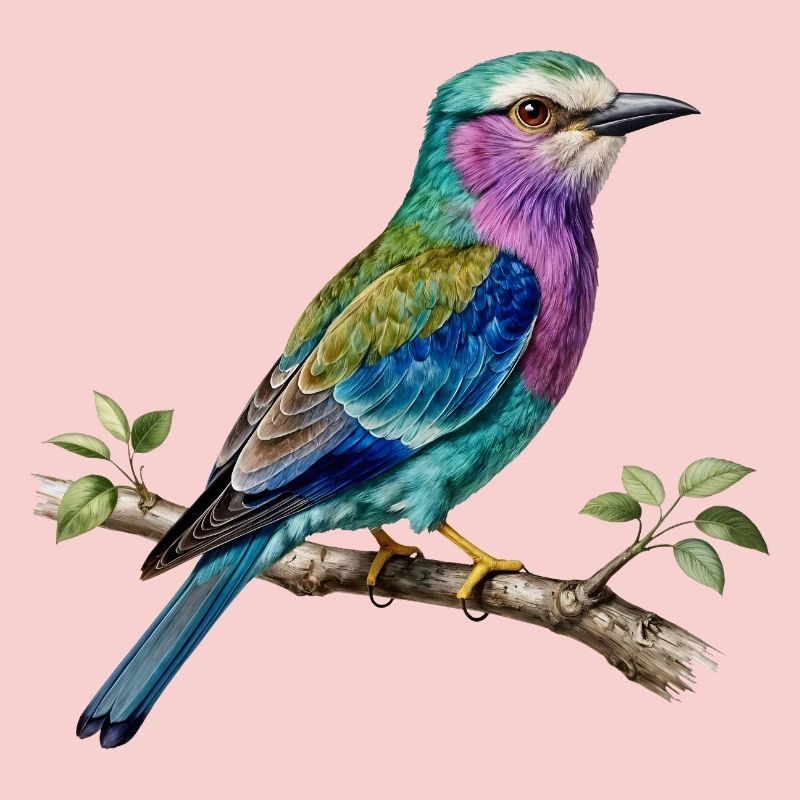 Long-stranded roller – naturalistic engraving