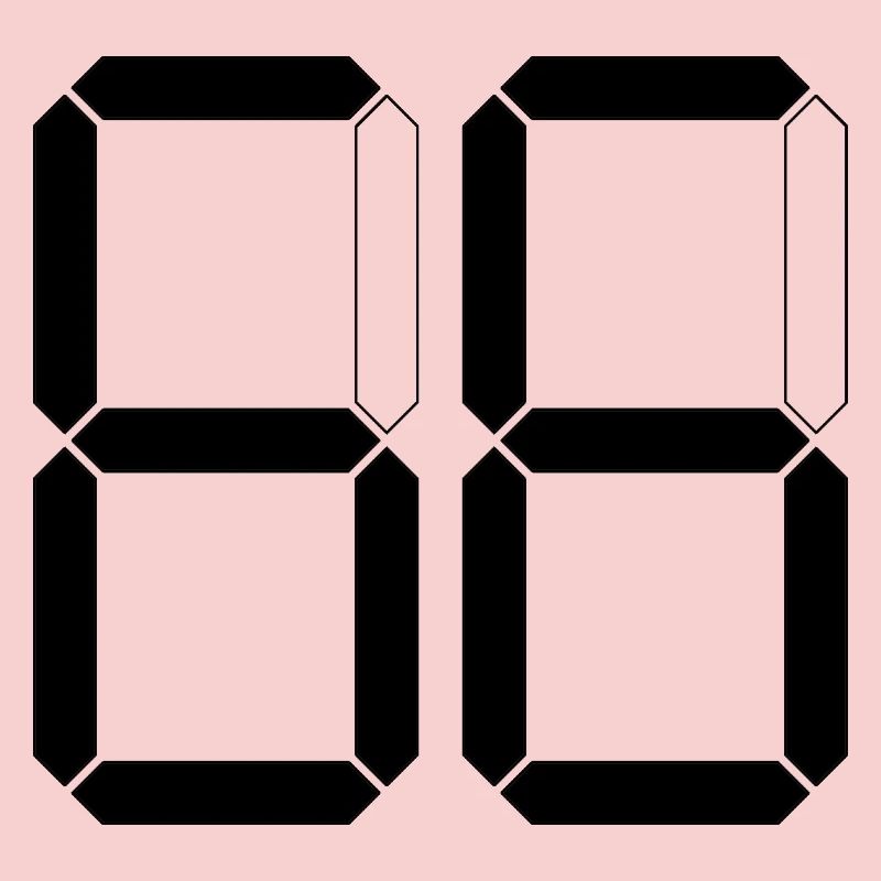 NUMMER 66 Sechsundsechzig Geschenk Digital