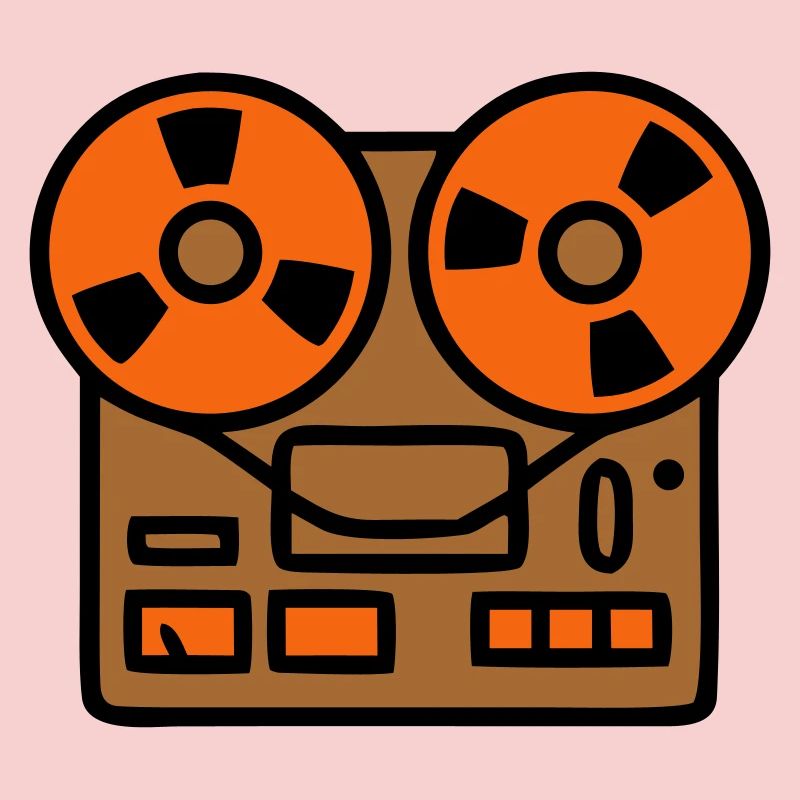 Audio Podcast Studio tape recorder