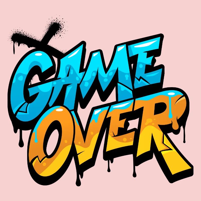 Game Over Graffiti Éclat
