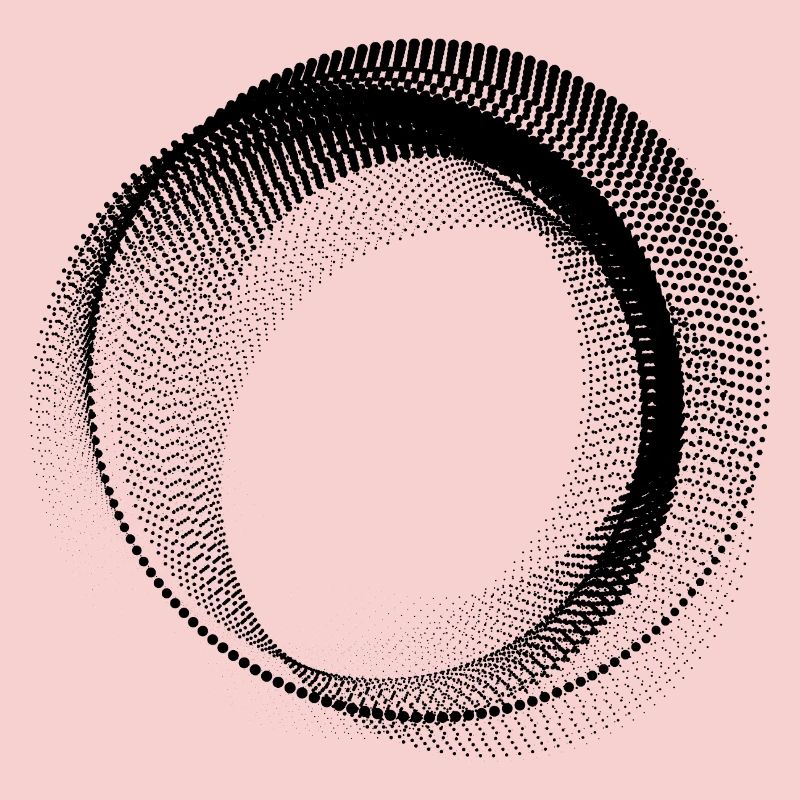 abstract circular shape