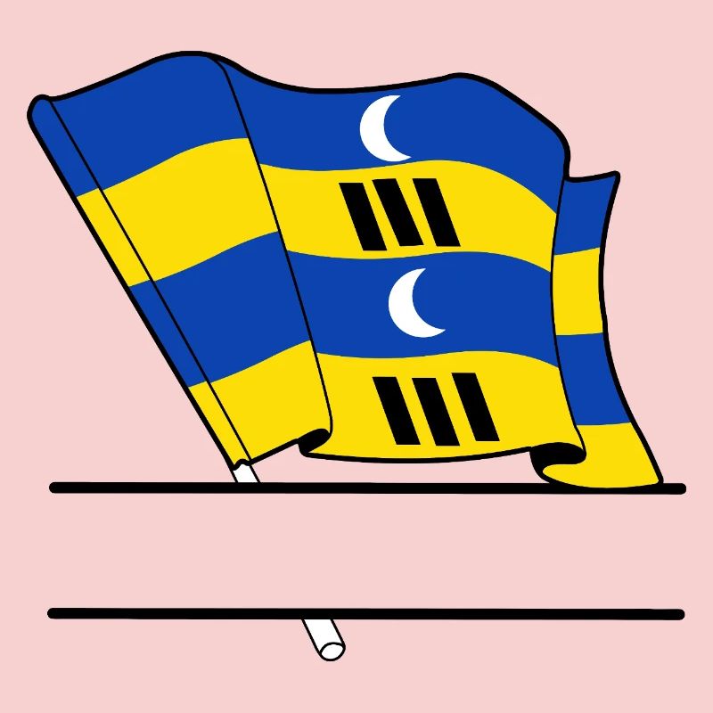 Drapeau Ameland – Conception sur mesure de l’île
