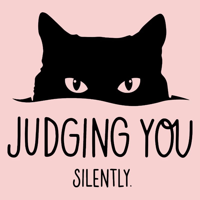 Black Cat Judging You Silently