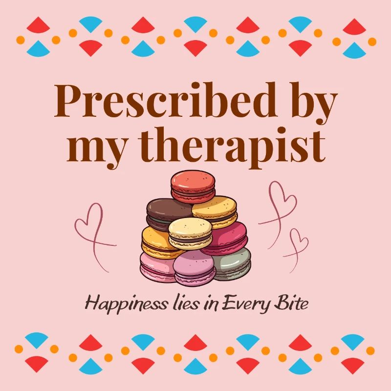 Therapist Approved Macaron Quote