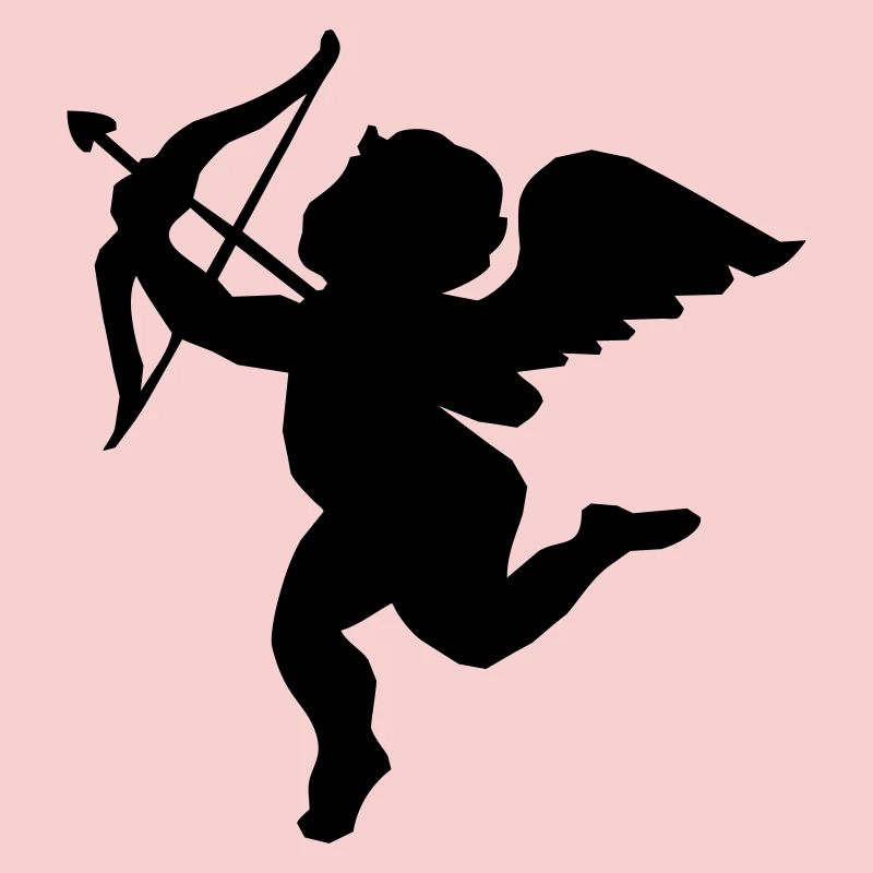 Ange avec arc et flèche, ange de l'amour