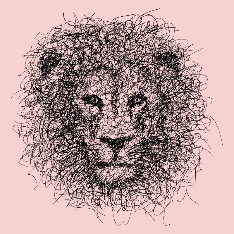 Lion Scribble