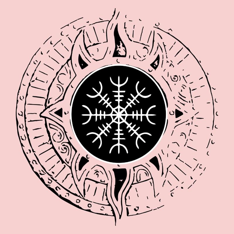 Aegishjalmur Helm blanc Ægir