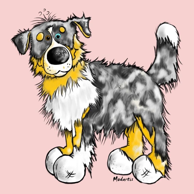 Australian Shepherd – Aussie – t-shirt design