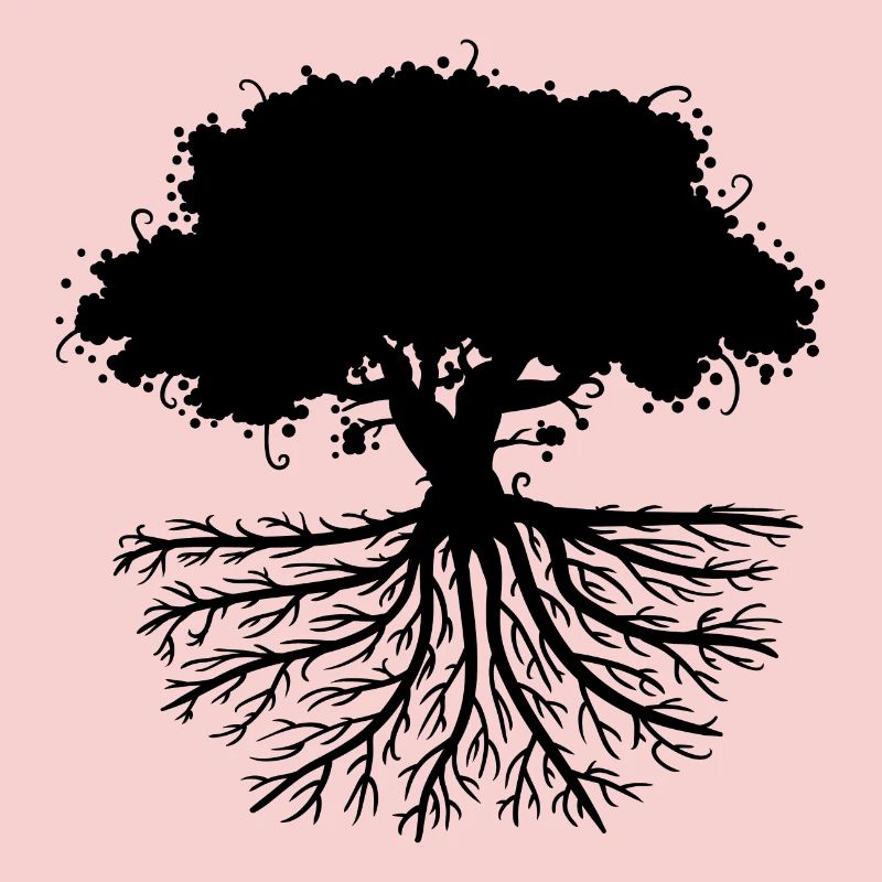tree roots black
