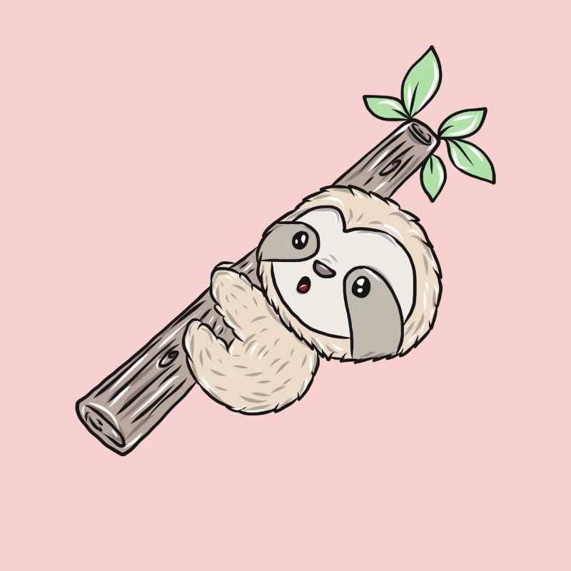 Sloth on a branch