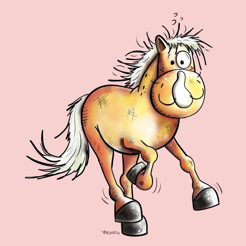 Running Haflinger
