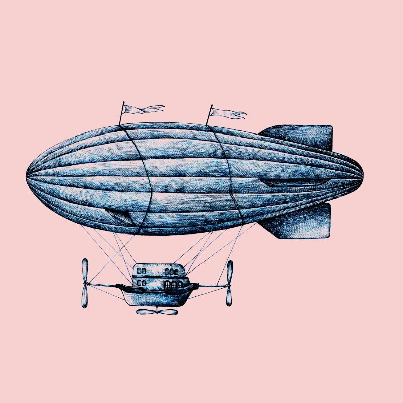 Zeppelin Étoilé Bleue