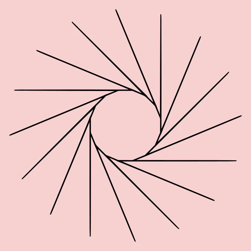 Cool shape, like a sun.