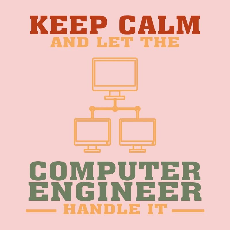Bestseller Computer Engineer Tshirt, Keep Calm