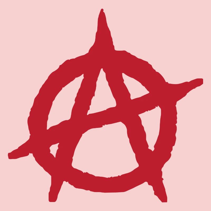 sticker anarchy symbol grunge style gift idea