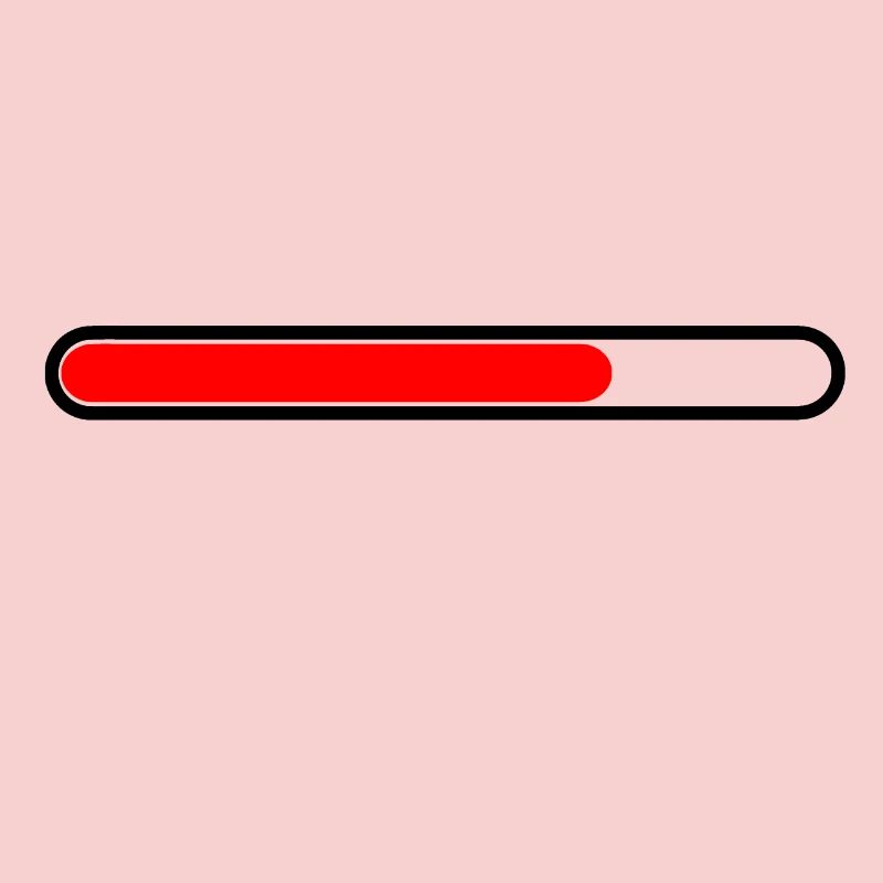 Black red loading bar