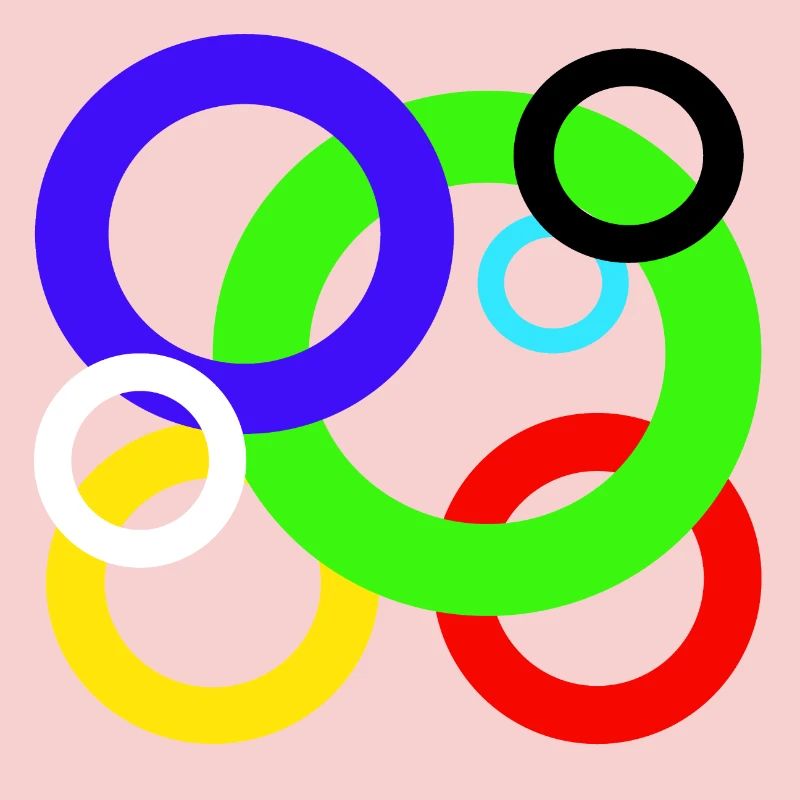 Design Farbige Ringe