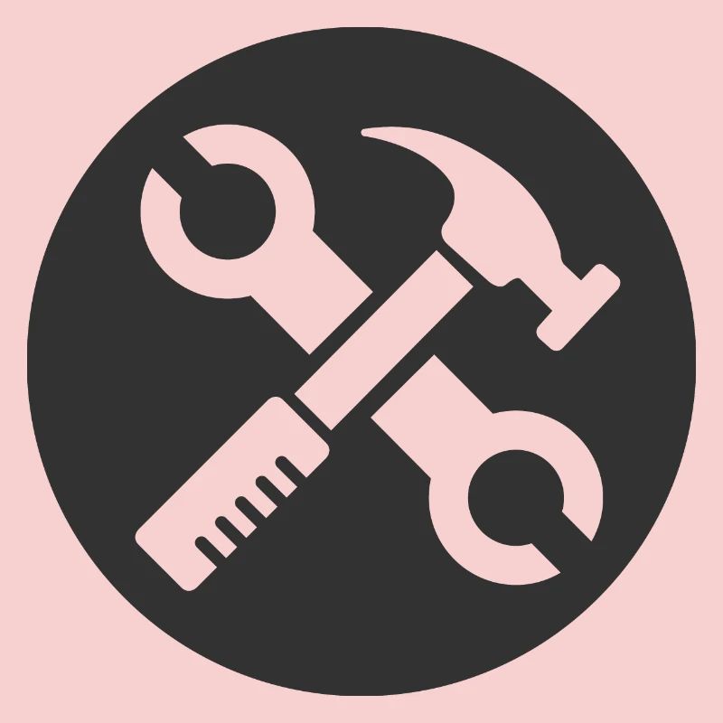 symbol craftsman diy selfmade tool hammer