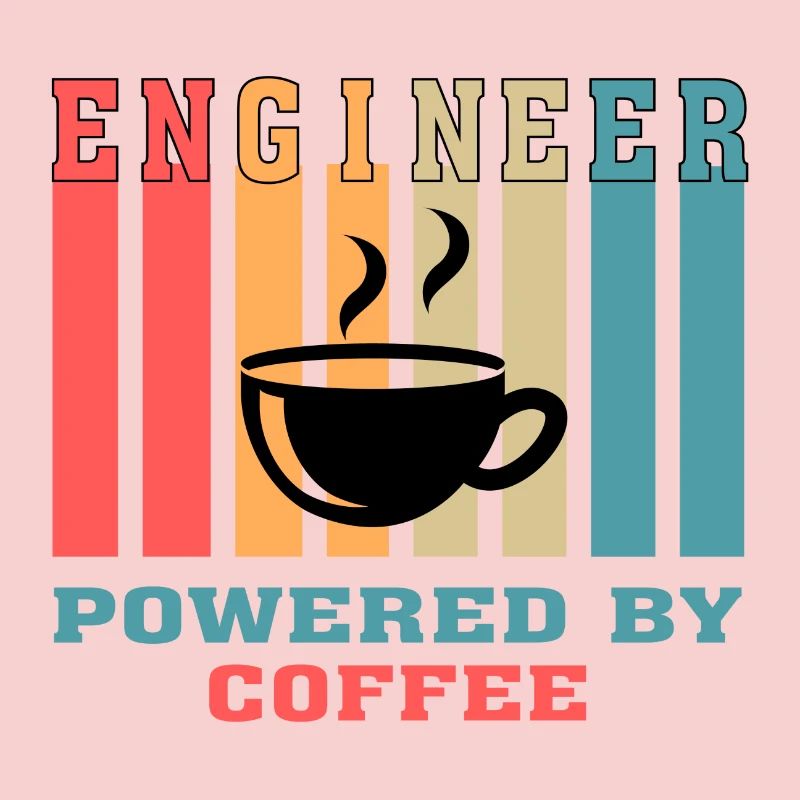 Funny Engineer Powered by Coffee Gift for Engineer