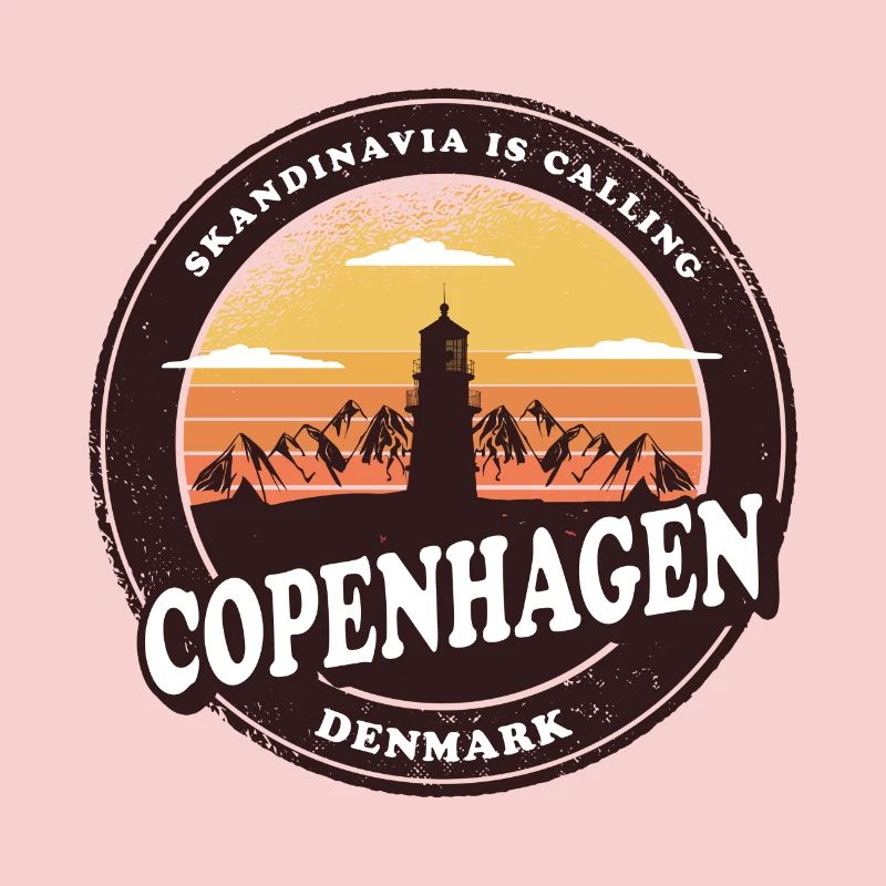 Conception du phare de Copenhague au Danemark