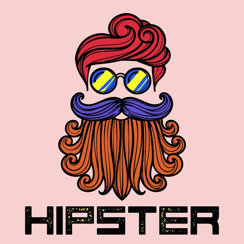 Bart Hipster Spruch Bartfrisur Bartträger