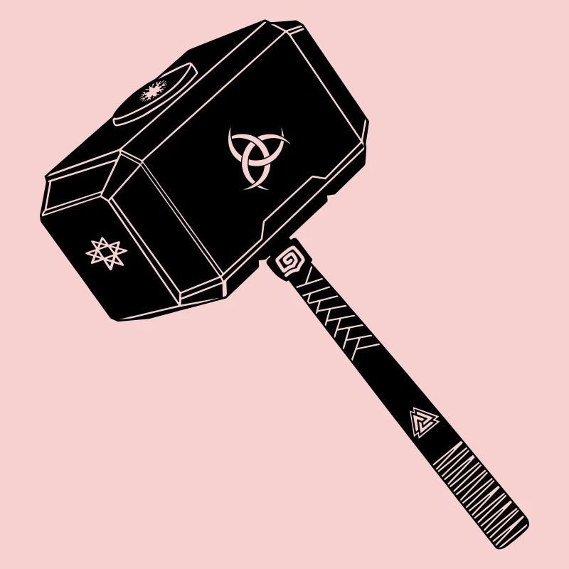 Marteau de thor Thor s avec symboles vikings
