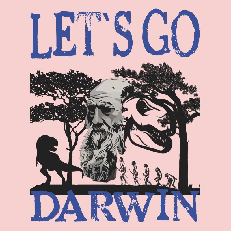 Charles Darwin Evolution textile gift idea