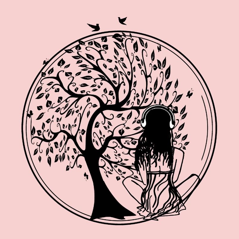 Tree Silhouette Earbuds