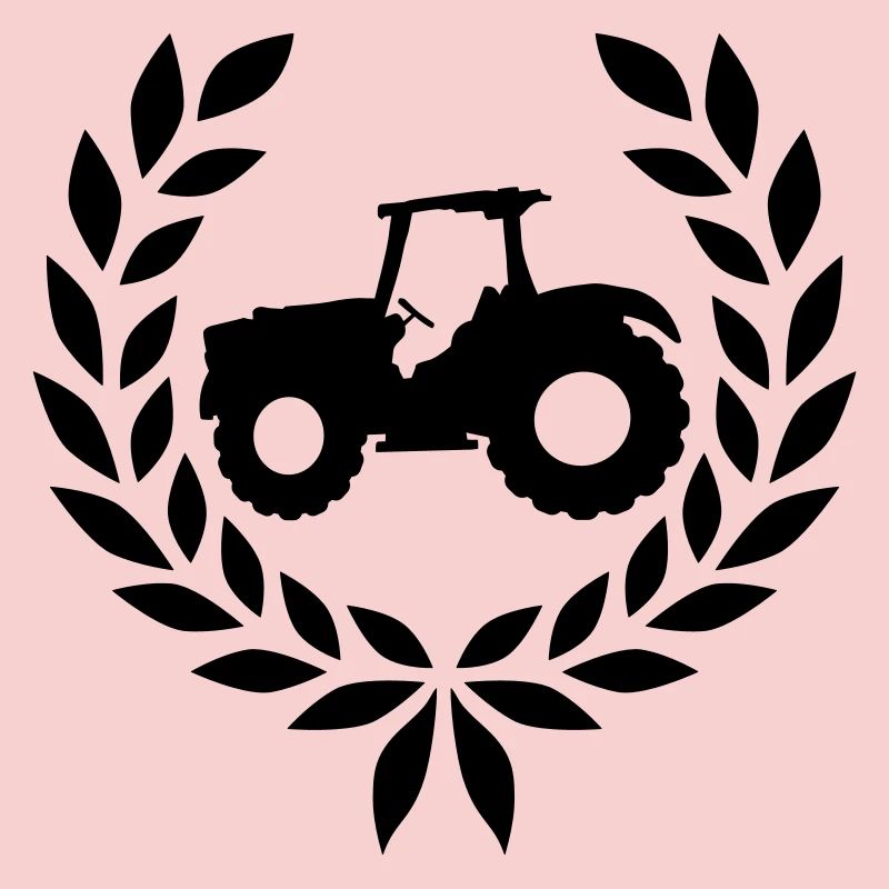 Lorbeerkranz Bauernhof Traktor