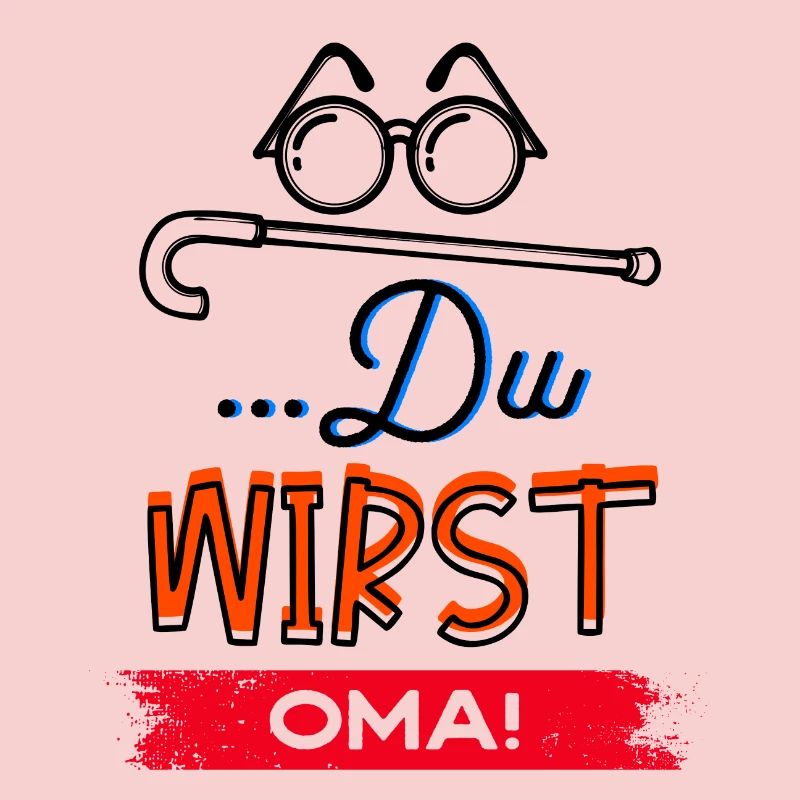 Großmutter Statement Oma Brille Sehschwäche Omi