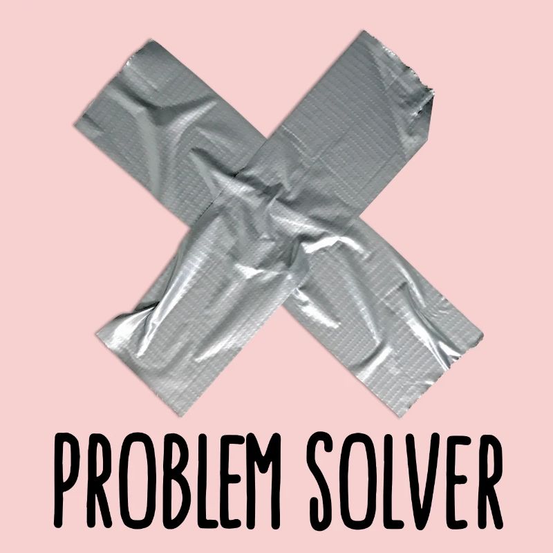 Lustig Klebeband Mann Vater Problem solver