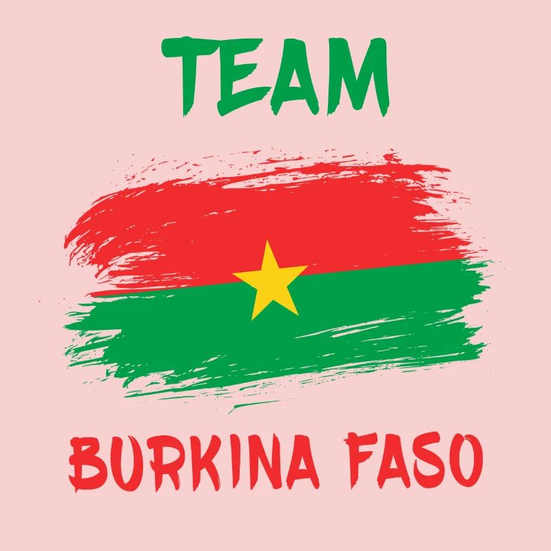Conception du drapeau de l'équipe Burkina Faso