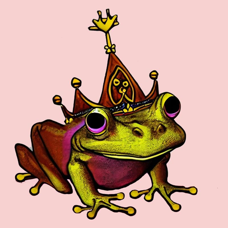 Crowned Queen Frog
