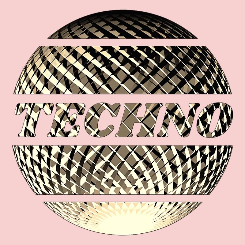 Boule techno disco or