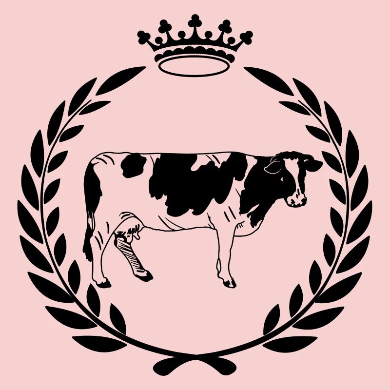 Cow's crown laurel wreath