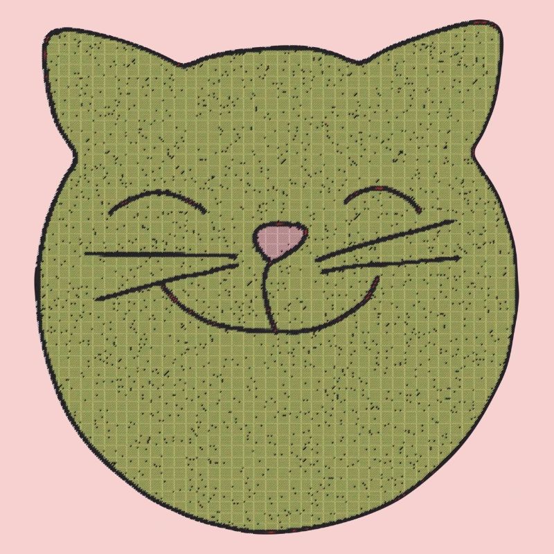 Cat laughs