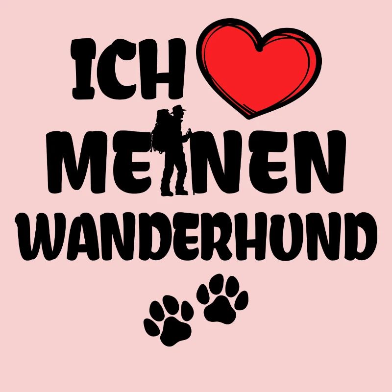 Bergsteigen Herz Statement Ich Liebe Wandern