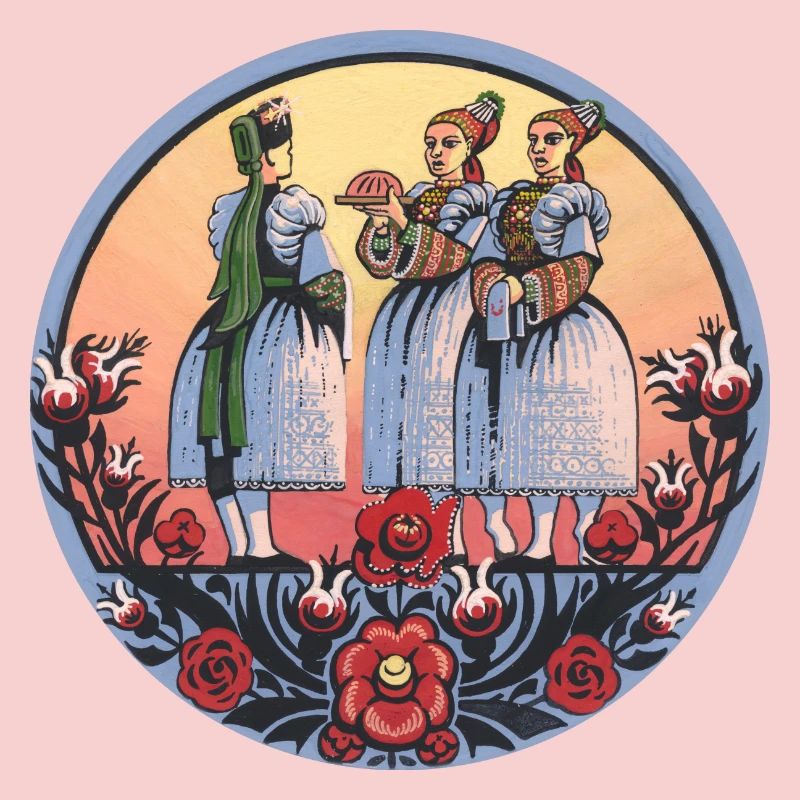 Sorbian Folklore – Bread and Traditional Costume