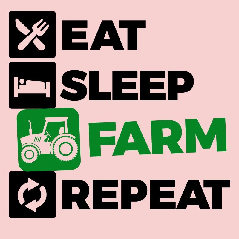 Kraftfahrzeug Traktor Statement Ackerbau Biobauer